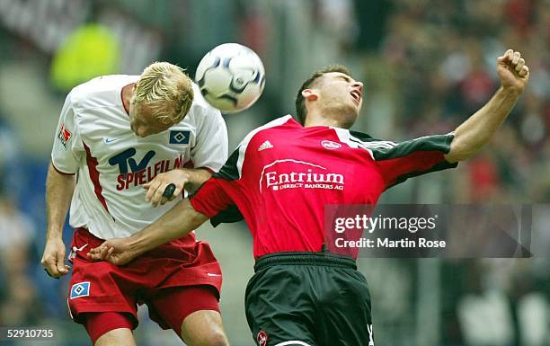 Bundesliga 02/03, Hamburg; Hamburger SV - 1. FC Nuernberg; Sergej BARBAREZ/HSV, Marek NIKL/Nuernberg