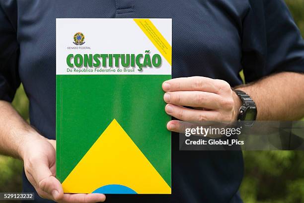 brazilian constitution - grondwet stockfoto's en -beelden