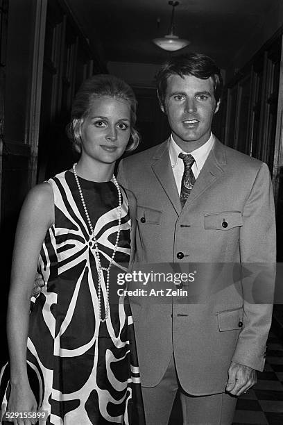 Rick Nelson with is wife Kristin; circa 1970; New York.