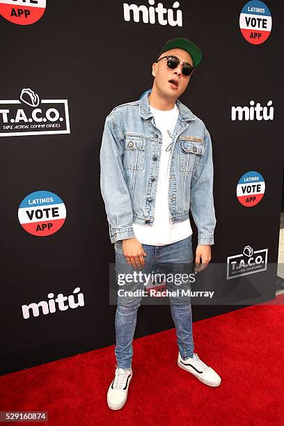 Milkman attends the mitu T.A.C.O. Challenge on May 7, 2016 in Los Angeles, California.