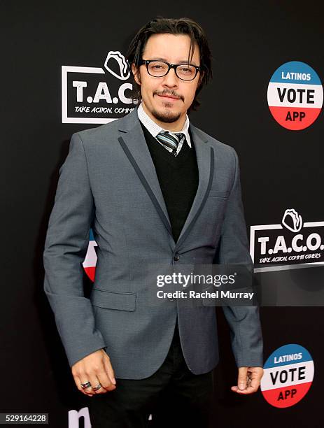 Actor Efren Ramirez attends the mitu T.A.C.O. Challenge on May 7, 2016 in Los Angeles, California.