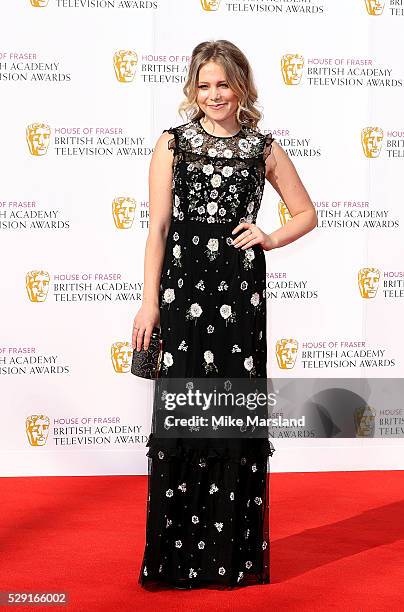 Poppy Jamie arrives for the House Of Fraser British Academy Television Awards 2016 at the Royal Festival Hall on May 8, 2016 in London, England.