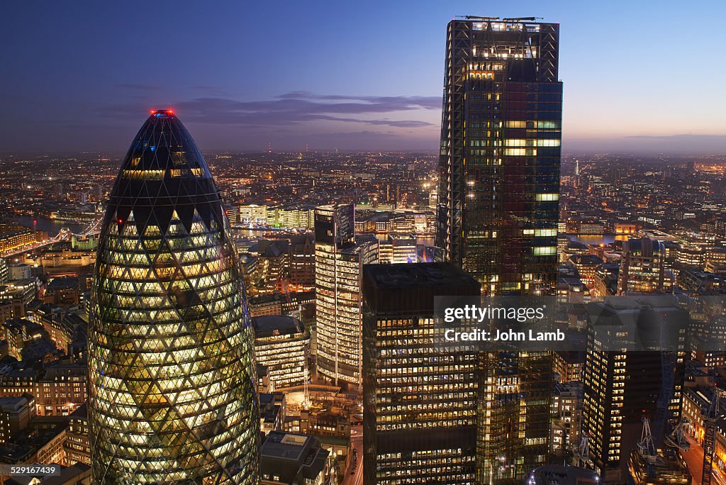 City of London. Financial District.