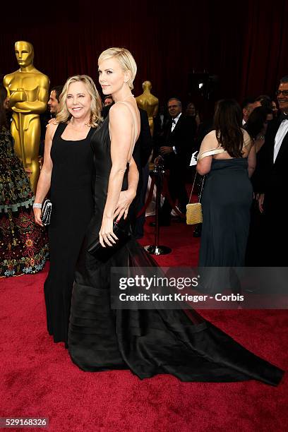 Charlize Theron, Gerda Jacoba Aletta Maritz 86th Academy Awards / Oscars Dolby Theater Hollywood, CA March 2, 2014 ��2014 Kurt Krieger