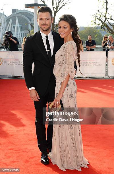 Mark Wright and Michelle Keegan attend the House Of Fraser British Academy Television Awards 2016 at the Royal Festival Hall on May 8, 2016 in...