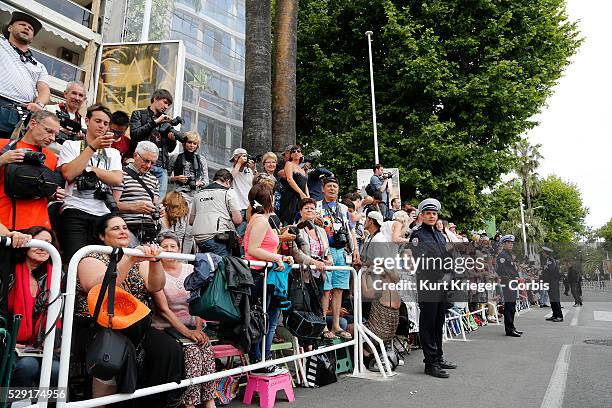 Fans at the Grace of Monaco premiere and Opening of the Cannes Film Festival 2014 Cannes, France May 14, 2014 ��Kurt Krieger