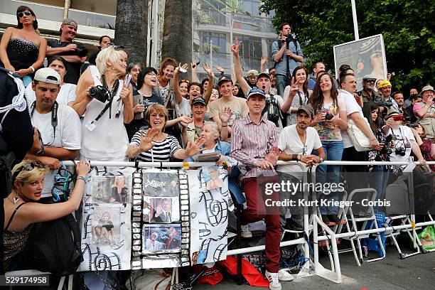 Fans at the Grace of Monaco premiere and Opening of the Cannes Film Festival 2014 Cannes, France May 14, 2014 ��Kurt Krieger