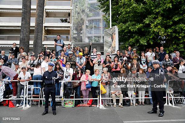 Fans at the Grace of Monaco premiere and Opening of the Cannes Film Festival 2014 Cannes, France May 14, 2014 ��Kurt Krieger