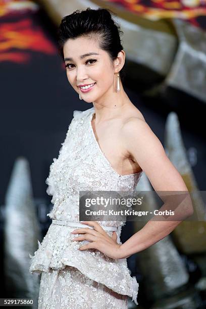 Li Bingbing Transformers: Age of Extinction premiere, Berlin, Germany June 29, 2014 ��Kurt Krieger