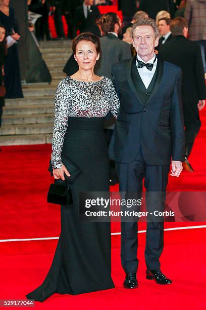 L.t.r. Tove Bornhoft, Jesper Christensen Spectre premiere London, UK October 26, 2015 ��Kurt Krieger
