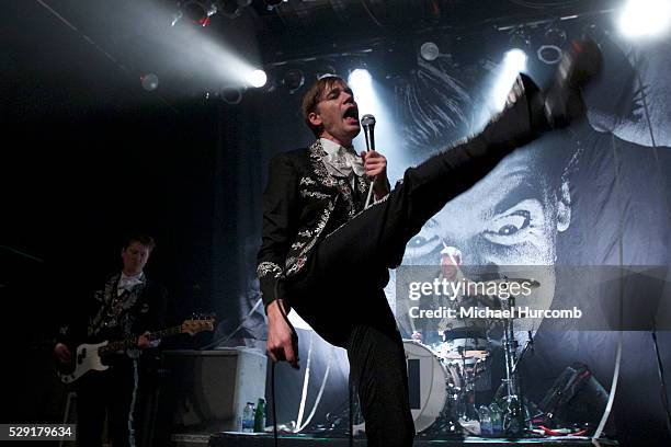 Rock band The Hives perform at the Phoenix Concert Theatre in Toronto, Ontaario