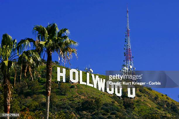 Hollywood Sign, Griffith Park, Hollywood Hills, Los Angeles, CA