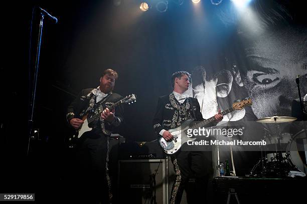 Rock band The Hives perform at the Phoenix Concert Theatre in Toronto, Ontaario