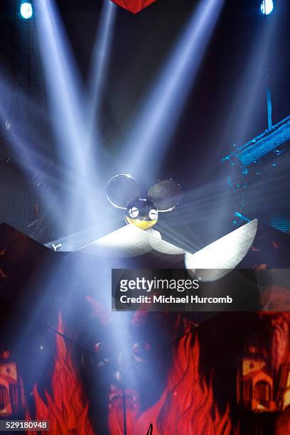 Deadmau5 performs at the 2014 Festival D'ete De Quebec