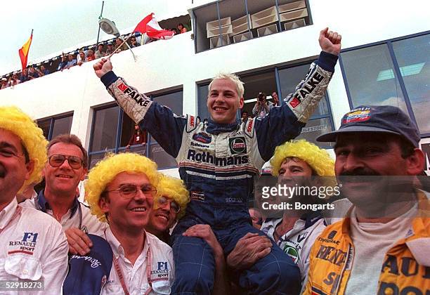 Von EUROPA 1997 Jerez; Weltmeister Jacques VILLENEUVE/WILLIAMS RENAULT