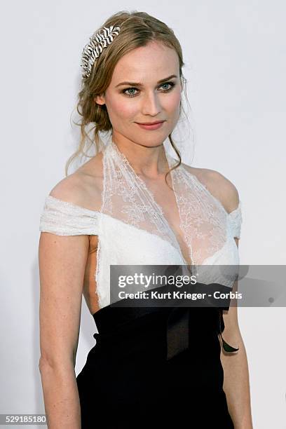 Diane Kruger arrives at the black carpet of amfARs Cinema Against Aids Gala at the Hotel du Cap - Eden Roc Antibes/France May 20, 2010 ��Kurt Krieger