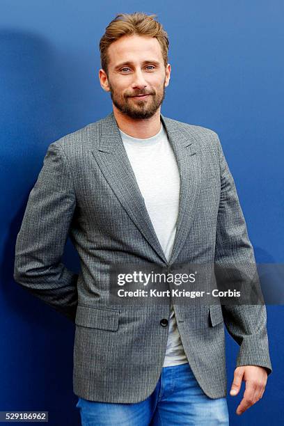 Matthias Schoenaerts A Bigger Splash photo call 72nd Venice Film Festival Venice, Italy September 6, 2015 ��Kurt Krieger