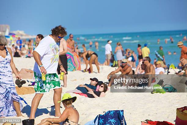 Deluna Music Festival attendees enjoy the beach, sun and Gulf of Mexico Pensacola Florida