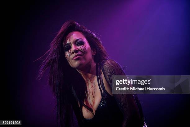 The Butcher Babies perform at the GM Centre in Oshawa Ontario Canada January 29th, 2012