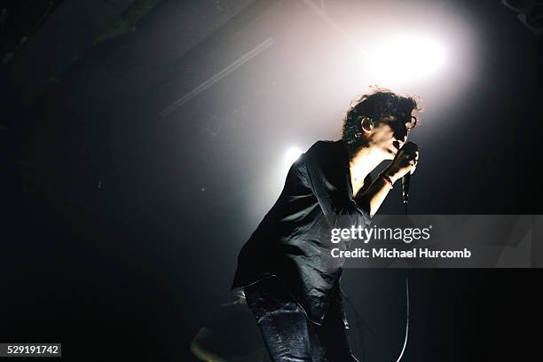 Matthew Healy of the band The 1975 performs at the Kool Haus in Toronto