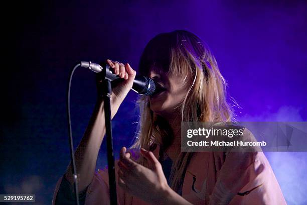 Singer Ioanna Gika of Io Echo performs at the Sound Academy in Toronto