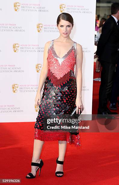 Anna Kendrick arrives for the House Of Fraser British Academy Television Awards 2016 at the Royal Festival Hall on May 8, 2016 in London, England.