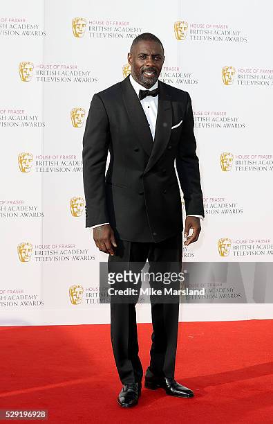 Idris Elba arrives for the House Of Fraser British Academy Television Awards 2016 at the Royal Festival Hall on May 8, 2016 in London, England.