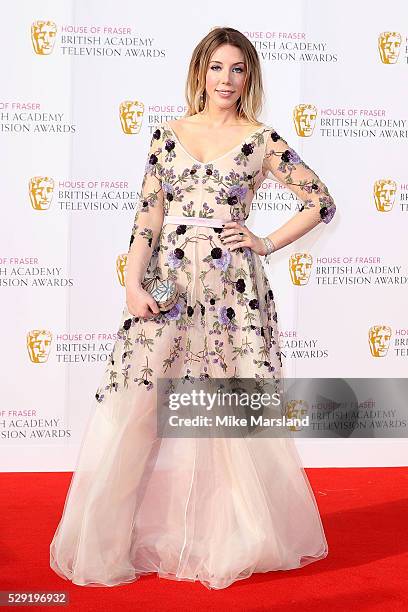 Katherine Ryan arrives for the House Of Fraser British Academy Television Awards 2016 at the Royal Festival Hall on May 8, 2016 in London, England.