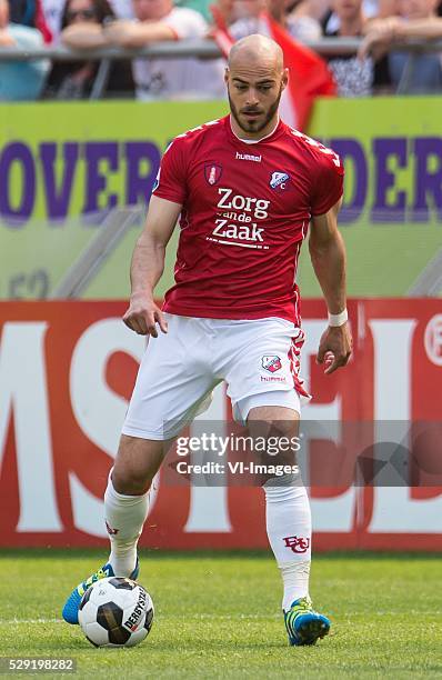 Ruud Boymans of FC Utrecht during the Dutch Eredivisie match between FC Utrecht and AZ Alkmaar at the Galgenwaard Stadium on May 08, 2016 in Utrecht,...