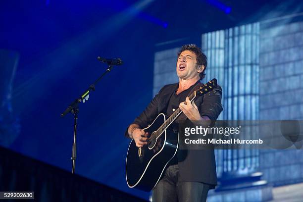 Patrick Bruel performs during the Festival D'ete De Quebec on July 14, 2015 in Quebec City, Canada.