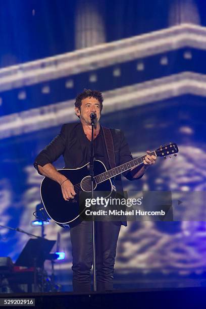 Patrick Bruel performs during the Festival D'ete De Quebec on July 14, 2015 in Quebec City, Canada.