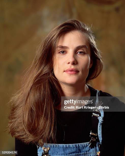 Portrait of the French actress Emmanuelle Seigner, taken in Munich, Germany. The wife of the director Roman Polanski, Seigner has starred in Frantic...
