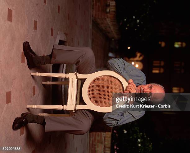 Portrait of the American movie director Robert Altman, taken in Venice, Italy. Altman's credits include Short Cuts, The Player, Pret a Porter and...