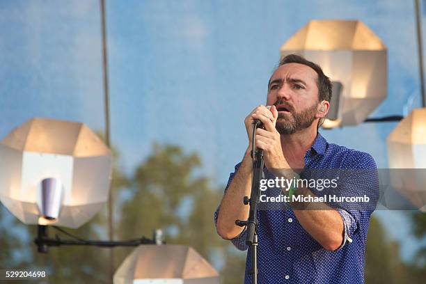 Danger Mouse aka Brian Burton performs with Broken Bells at the 2014 Bonnaroo Music Festival