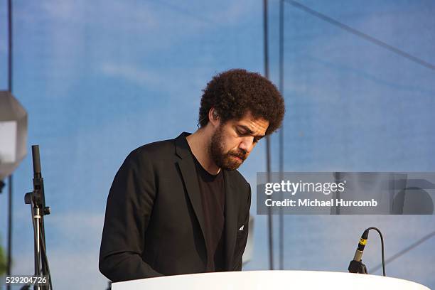 Danger Mouse aka Brian Burton performs with Broken Bells at the 2014 Bonnaroo Music Festival