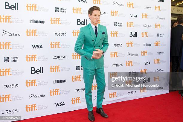 Actor Eddie Redmayne attends 'The Theory of Everything" premiere during the 2014 Toronto International Film Festival