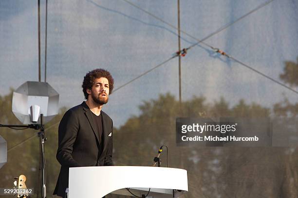 Danger Mouse aka Brian Burton performs with Broken Bells at the 2014 Bonnaroo Music Festival
