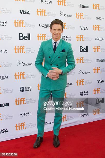 Actor Eddie Redmayne attends 'The Theory of Everything" premiere during the 2014 Toronto International Film Festival