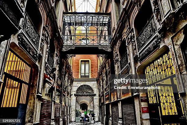 inner corridor between two buildings - hostel stock pictures, royalty-free photos & images