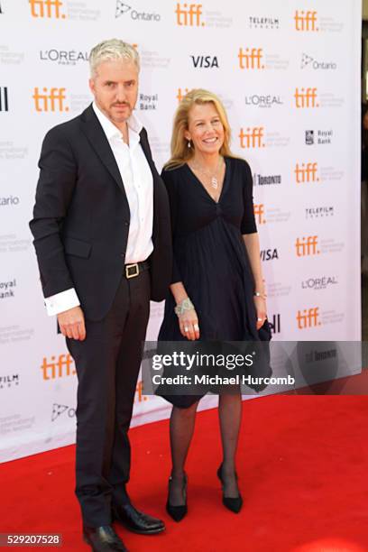 Screenwriter / Producer Anthony McCarten and Producer Lisa Bruce attend 'The Theory of Everything" premiere during the 2014 Toronto International...