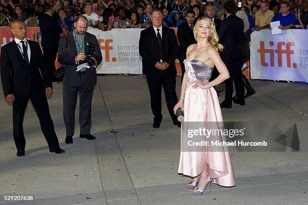 Actress Haley Bennett attends 'The Equalizer' premiere during the 2014 Toronto International Film Festival