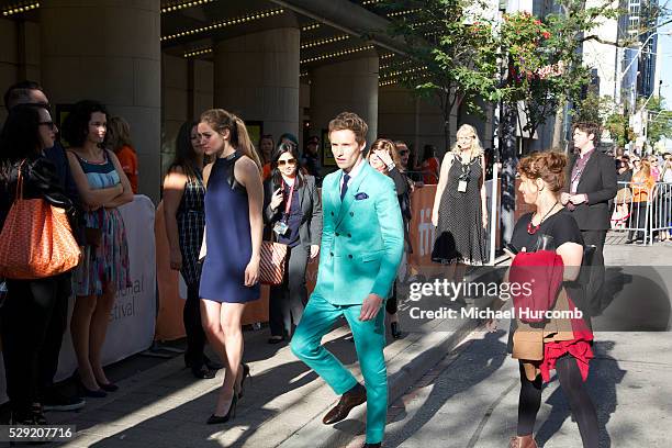 Actor Eddie Redmayne attends 'The Theory of Everything" premiere during the 2014 Toronto International Film Festival