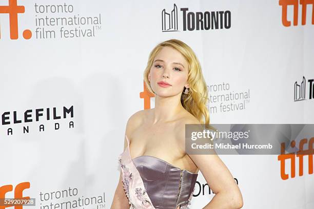 Actress Haley Bennett attends 'The Equalizer' premiere during the 2014 Toronto International Film Festival