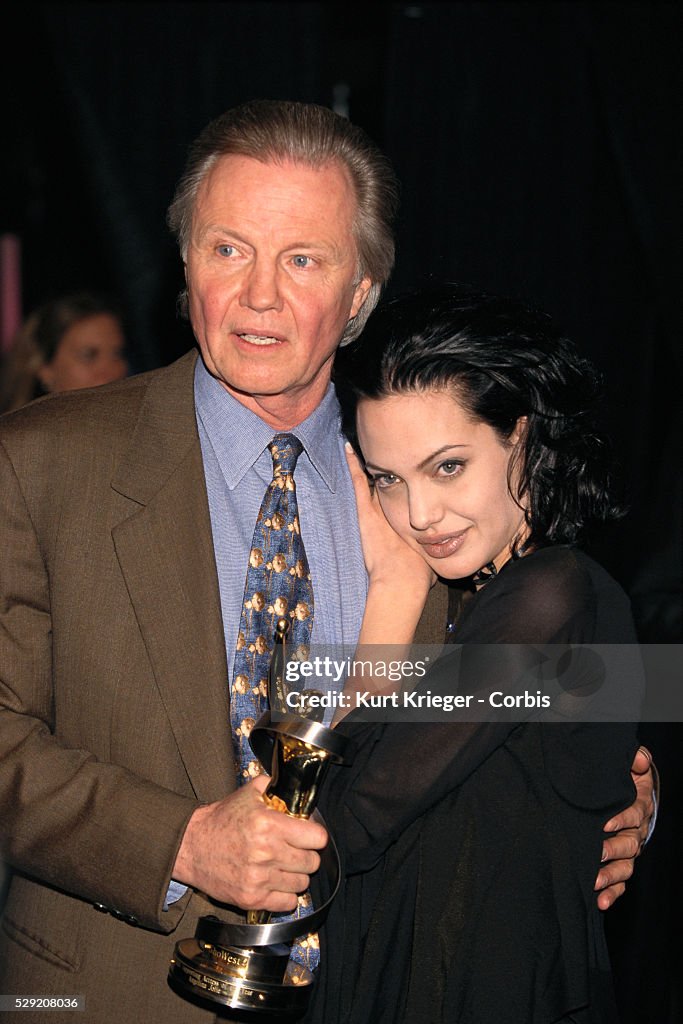 Jon Voight and Daughter Angelina Jolie