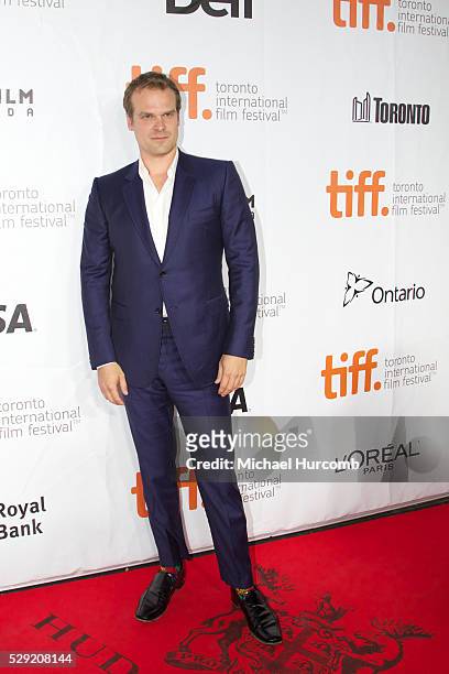 Actor David Harbour attends 'The Equalizer' premiere during the 2014 Toronto International Film Festival