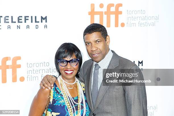 Pauletta Pearson Washington and Actor Denzel Washington attend 'The Equalizer' premiere during the 2014 Toronto International Film Festival