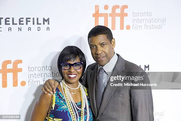 Pauletta Pearson Washington and Actor Denzel Washington attend 'The Equalizer' premiere during the 2014 Toronto International Film Festival