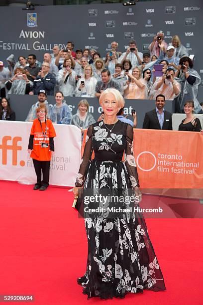 Helen Mirren at the "Eye In The Sky" premiere during the 40th Toronto International Film Festival