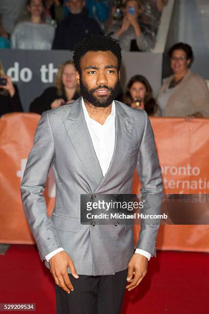 Donald Glover at the "Martian" premiere during the 40th Toronto International Film Festival