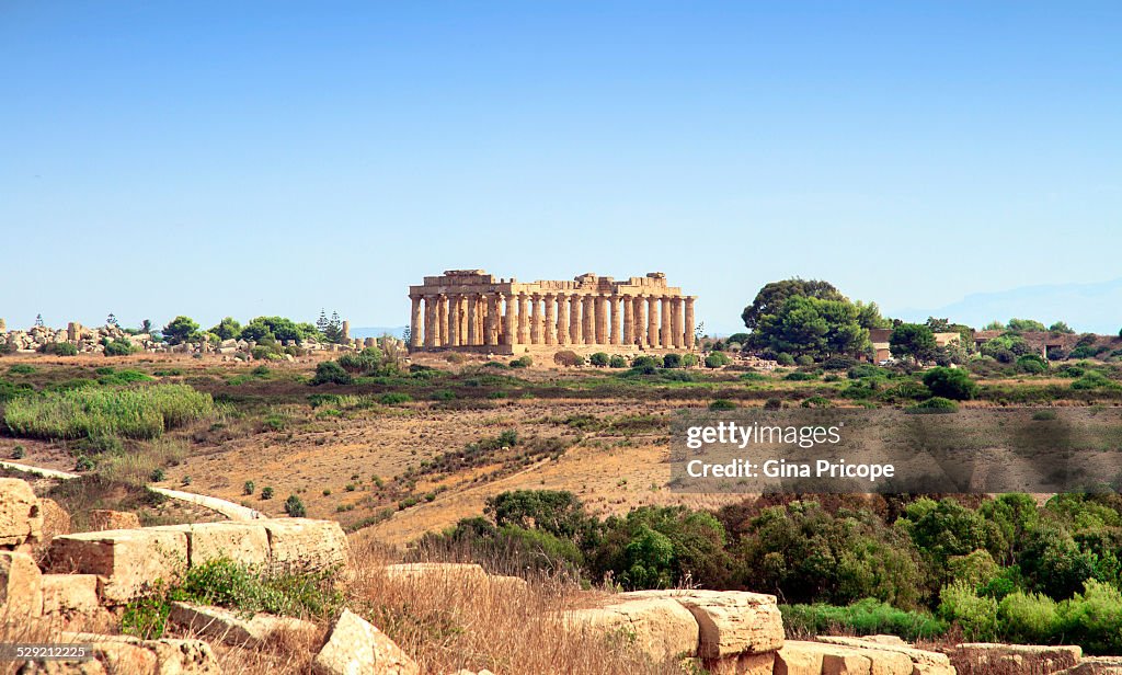 Selinunte Temple in Sicily